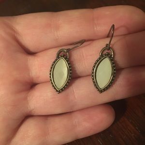 Antique bronze earrings